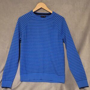 Banana Republic Blue Stripe Medium Lightweight Sweater